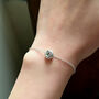 Sterling Silver Mini Doughnut Bracelet, thumbnail 3 of 12