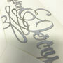 Personalised Entwined Names Wedding Card, thumbnail 9 of 10