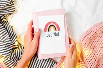 Love You Rainbow Greetings Card, 2 of 2