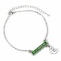 Harry Potter Slytherin Bar Bracelet Silver, thumbnail 1 of 2