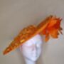 Orange Petals And Swarovski Elements Hat, thumbnail 4 of 4