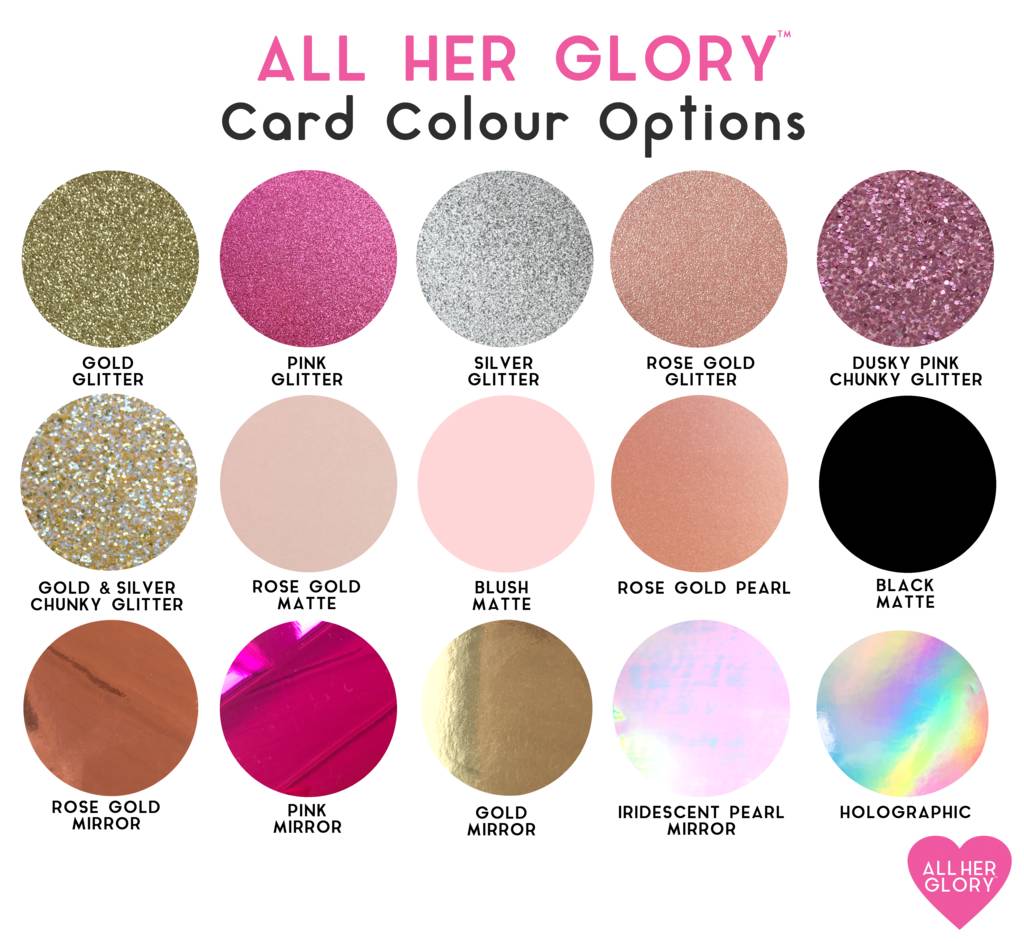 Personalised Rose Gold Wedding Cake Topper By All Her Glory