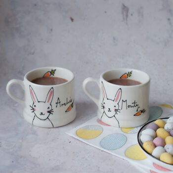 Personalised Easter Bunny Mugs For The Family, 2 of 7