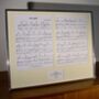 Additional Charge For Framed Sheet Music, thumbnail 4 of 6