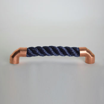 Copper And Rope Nautical Themed Pull Handle, 4 of 7