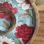 Mango Wood Round Serving Platter Tray, Chip And Dip, thumbnail 5 of 7