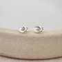 Sterling Silver Small Love Knot Studs, thumbnail 2 of 4