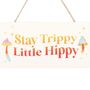 Little Hippy Hanging Sign, thumbnail 2 of 3