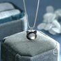 Cat Carved Mother Of Pearl Shell Pendant Necklace, thumbnail 1 of 12