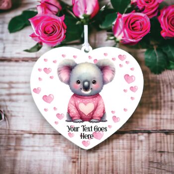 Personalised Koala Love Decoration, 2 of 2