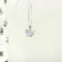 Sterling Silver Dainty Butterfly Necklace, thumbnail 7 of 8