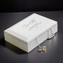 Personalised White Wooden Jewellery Box, thumbnail 2 of 7