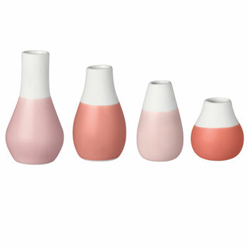 Set Of Four Ombre Mini Bud Vases, 3 of 5