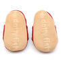 Dotty Fish Cheeky Monkey Soft Leather Baby Shoes With Barefoot Soles, thumbnail 8 of 11