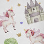 Pegacorn Fairytale Gift Wrapping Paper Roll Or Folded, thumbnail 2 of 2