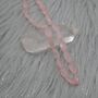 Rose Quartz Beaded Necklace: 18 Inch, thumbnail 6 of 8