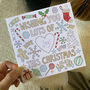Colouring Christmas Cards For Kids, thumbnail 5 of 10