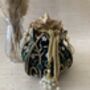 Emerald Green Velvet Potli/Wrist Bag, thumbnail 7 of 10