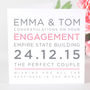 Personalised Typography Engagement Card, thumbnail 9 of 10