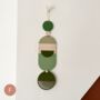 Small Green Tones Modern Style Wall Hanging, thumbnail 6 of 7