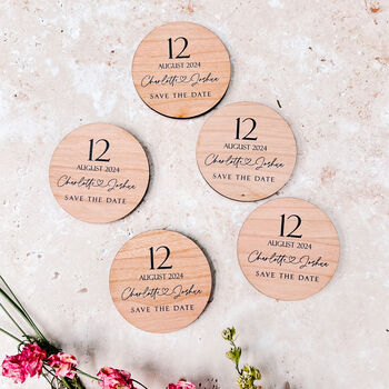 Save The Date Magnet Spring Flower Wedding Cards, 2 of 10