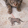Personalised Cat Christmas Hanging Decoration, thumbnail 2 of 11