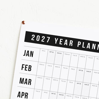 2027 Block Planner, 2 of 3