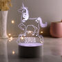 Personalised Unicorn LED Night Light, thumbnail 1 of 9