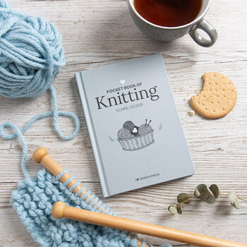 Loop Stitch Cushion Knitting Kit + Knitting Pocket Book, 8 of 9
