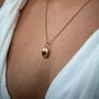 Tiny Celestial Locket Necklace, thumbnail 3 of 12