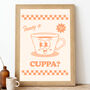Fancy A Cuppa Tea Coffee Print, thumbnail 4 of 6