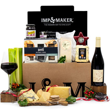 Signature Christmas Cheese And Amie Wine Gift, 2 of 2