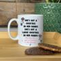 Personalised Whole World In Her Hands Teacher Mug, thumbnail 1 of 2