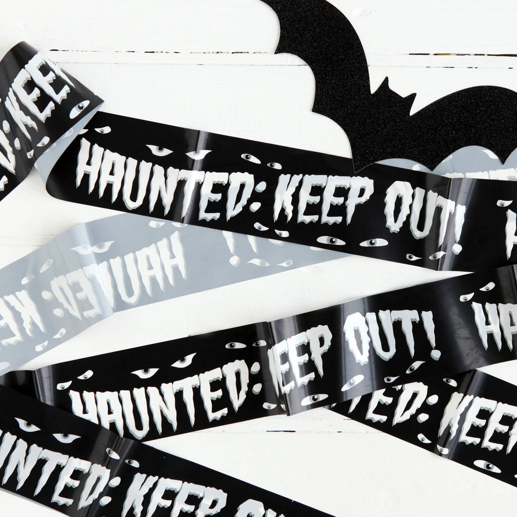 Halloween Spooky Decorating Tape By Postbox Party