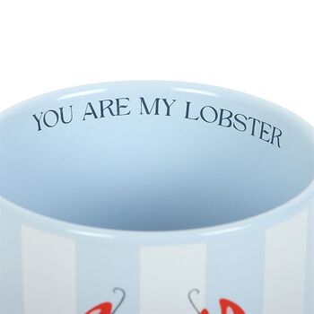 You Are My Lobster Striped Mug, 2 of 2
