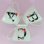 G Decor Floral Alphabet Ceramic Tea Coffee Xl Mug Cup, thumbnail 2 of 12
