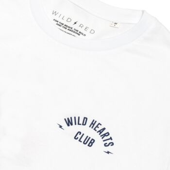 Wild Hearts Club Organic Fashion T Shirt Gift For Tattoo Lover Girlfriend Mother Friend, 3 of 6