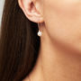Rose Gold Vermeil Pearl Earrings, thumbnail 2 of 6