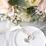 Personalised Sea Shell Wedding Bouquet Photo Locket, thumbnail 1 of 5