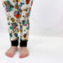 Christmas Icons Organic Baby And Child Leggings, thumbnail 2 of 2