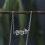 Herkimer Diamond Icicle Necklace, thumbnail 2 of 6