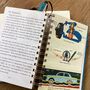 'The Motor Car' Upcycled Notebook, thumbnail 3 of 6