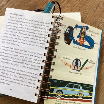 'The Motor Car' Upcycled Notebook, 3 of 6