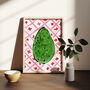 Avocado Food Art Print Produce Kitchen Poster, thumbnail 6 of 12