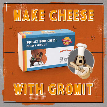 Wallace And Gromit's 'Squeaky Moon Cheese' Cheese Making Kit Make Your Own Cheese, 2 of 10