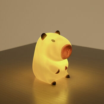 Capybara Night Light, Nursey Light And Bedside Lamp, 2 of 9