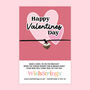 Happy Valentine’s Day Wish Bracelet – Heart Charm Jewellery Gift, thumbnail 1 of 3