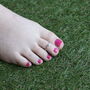 Purple Stone Pure Silver Adjustable Bichiya Toe Ring, thumbnail 3 of 6