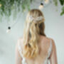 Alyssa Floral Wedding Hair Comb, thumbnail 3 of 7