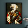 Personalised Regal King Or Admiral Renaissance Pet Portrait, thumbnail 10 of 12